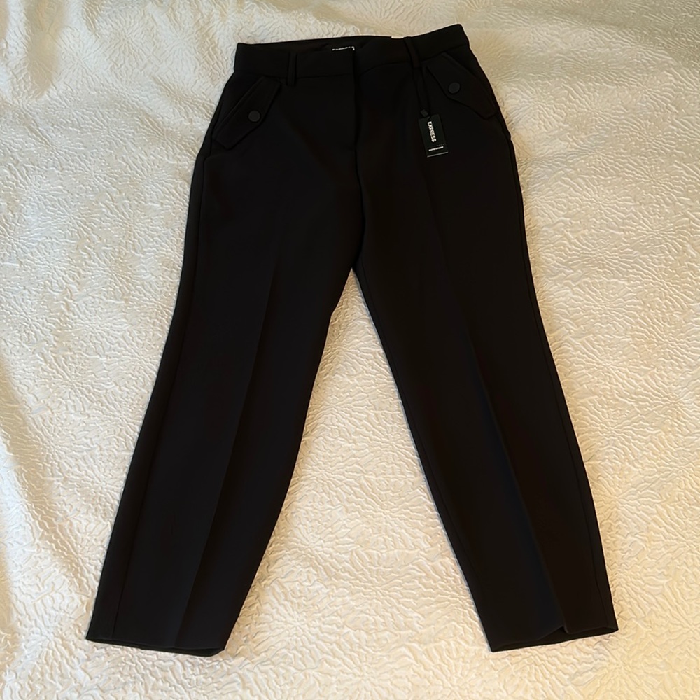 Express High Rise Pants - Crop